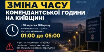 Комендантська година на Київщині стала коротшою: новий час і зміни в роботі транспорту