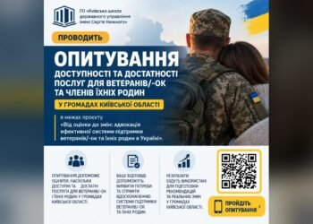 Для ветеранів Київщини проводять опитування про доступність послуг
